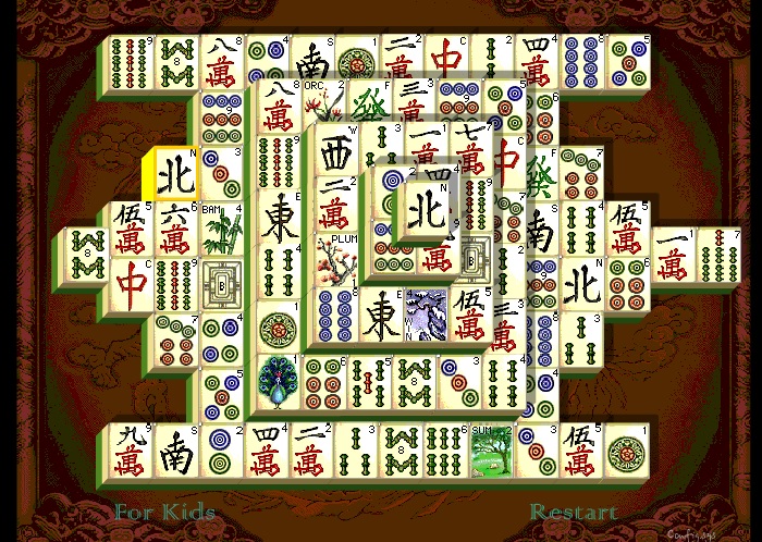 free shanghai mahjong game