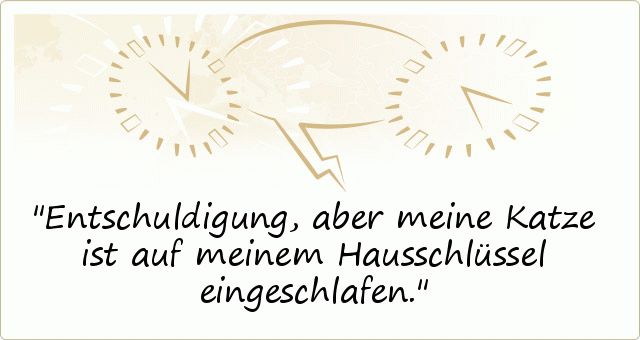 Entschuldigung, aber meine Katze ist auf meinem Hausschlüssel eingeschlafen. Entschuldigung, aber meine Katze ist auf meinem Hausschlüssel eingeschlafen.