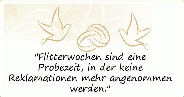 Sprüche zur Hochzeit einer von 36 Sprüchen