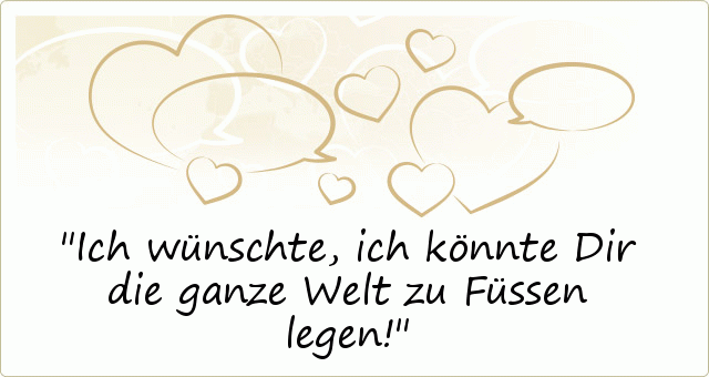Liebessprüche einer von 40 Sprüchen