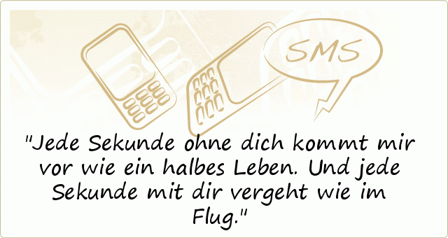 SMS Sprüche über Vermissen einer von 20 Sprüchen