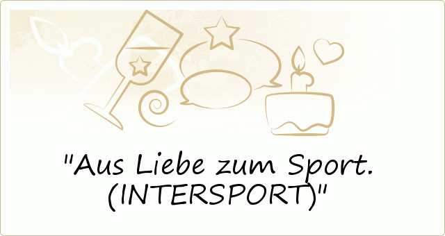 Werbesprüche einer von 28 Sprüchen