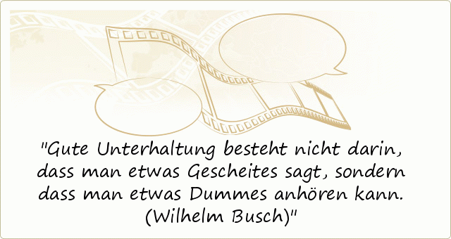 Wilhelm Busch Sprüche einer von 20 Sprüchen