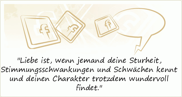 Facebook Sprüche einer von 120 Sprüchen
