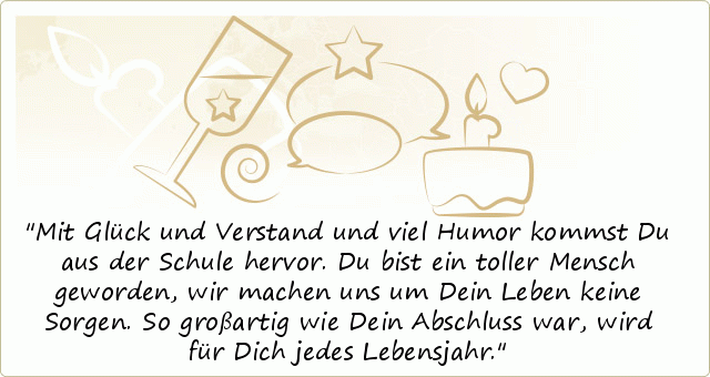 Abschlusssprüche einer von 10 Sprüchen