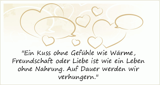 Kuss Sprüche einer von 13 Sprüchen