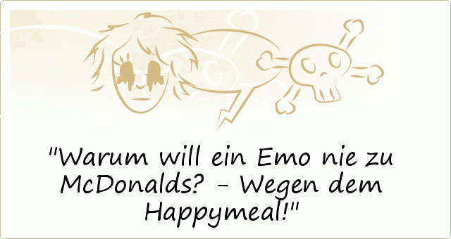 EmoSprüche einer von 24 Sprüchen