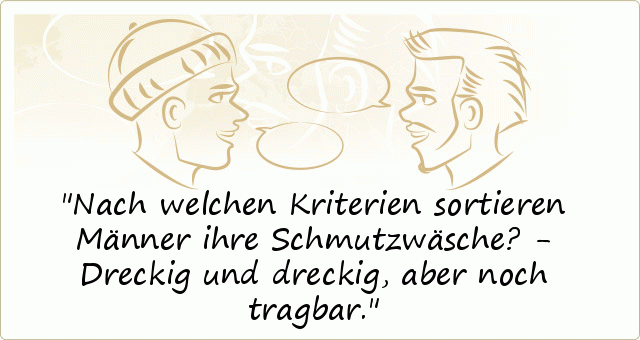 MännerSprüche einer von 26 Sprüchen