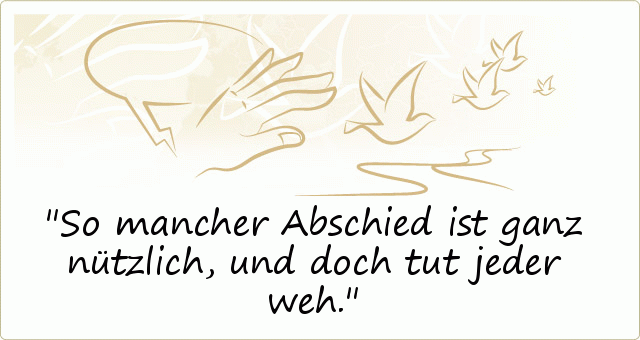 Abschiedssprüche einer von 56 Sprüchen