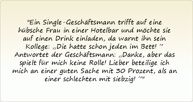 Witze über single frauen