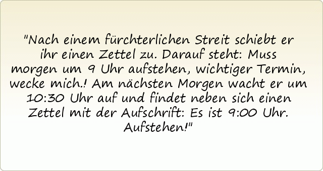 wecke mich morgen um 9 uhr