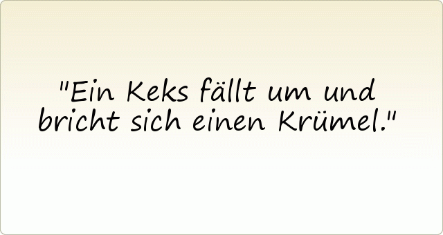 Ein Keks fällt um und bricht sich einen Krümel. Ein Keks fällt um und bricht sich einen Krümel.