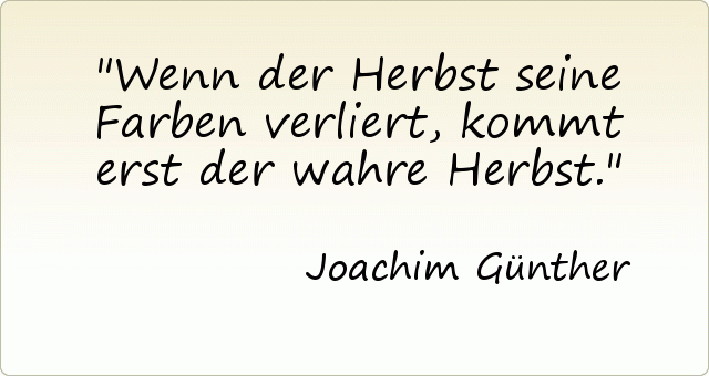 Wenn der Herbst seine Farben verliert, kommt erst der wahre Herbst. Wenn der Herbst seine Farben verliert, kommt erst der wahre Herbst.
