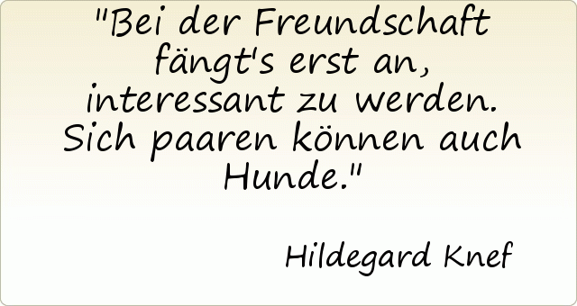 Bei der Freundschaft fängt's erst an, interessant zu werden. Sich paaren können auch Hunde. Bei der Freundschaft fängt's erst an, interessant zu werden. Sich paaren können auch Hunde.