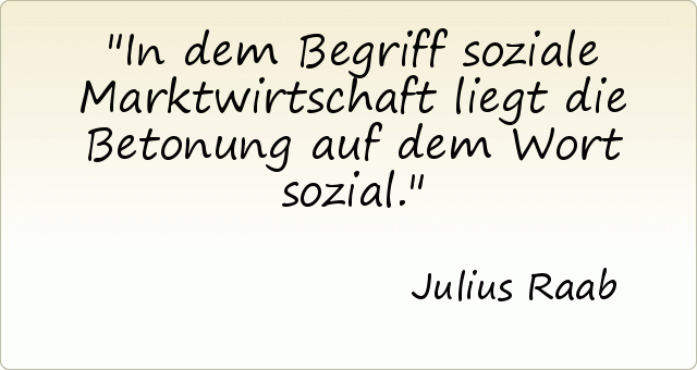 In dem Begriff soziale Marktwirtschaft liegt die Betonung auf dem Wort sozial. In dem Begriff soziale Marktwirtschaft liegt die Betonung auf dem Wort sozial.