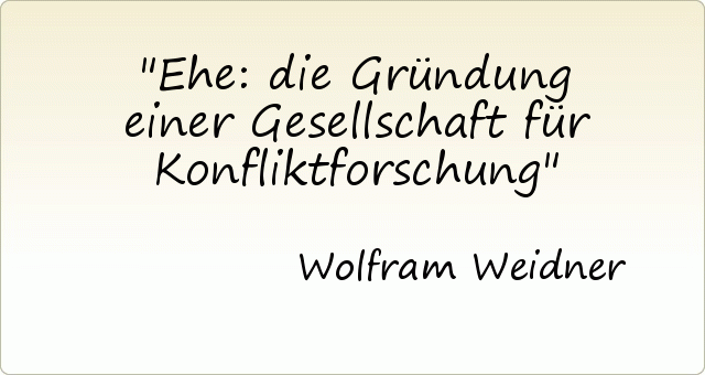 Ehe: die Gründung einer Gesellschaft für Konfliktforschung Ehe: die Gründung einer Gesellschaft für Konfliktforschung