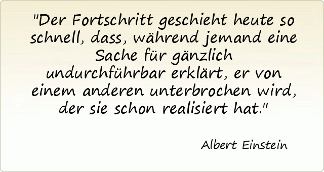 Passende Zitate Aus Der Kategorie Fortschritt