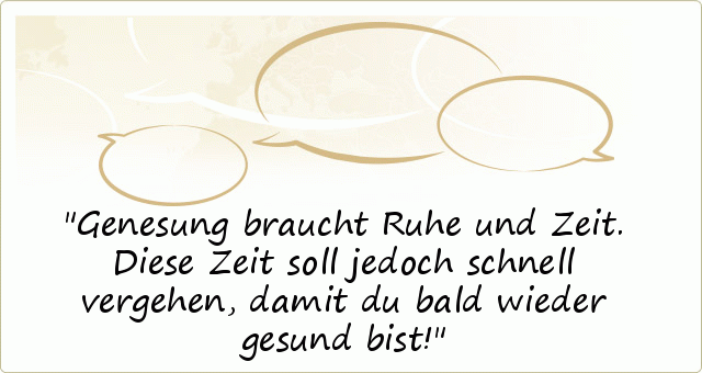 Genesungssprüche einer von 14 Sprüchen