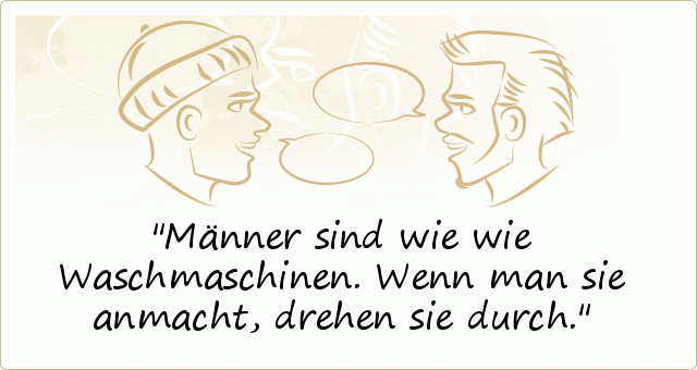 MännerSprüche einer von 26 Sprüchen