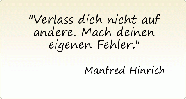 Motivierende und inspirierende Zitate berühmter Menschen: Fehler